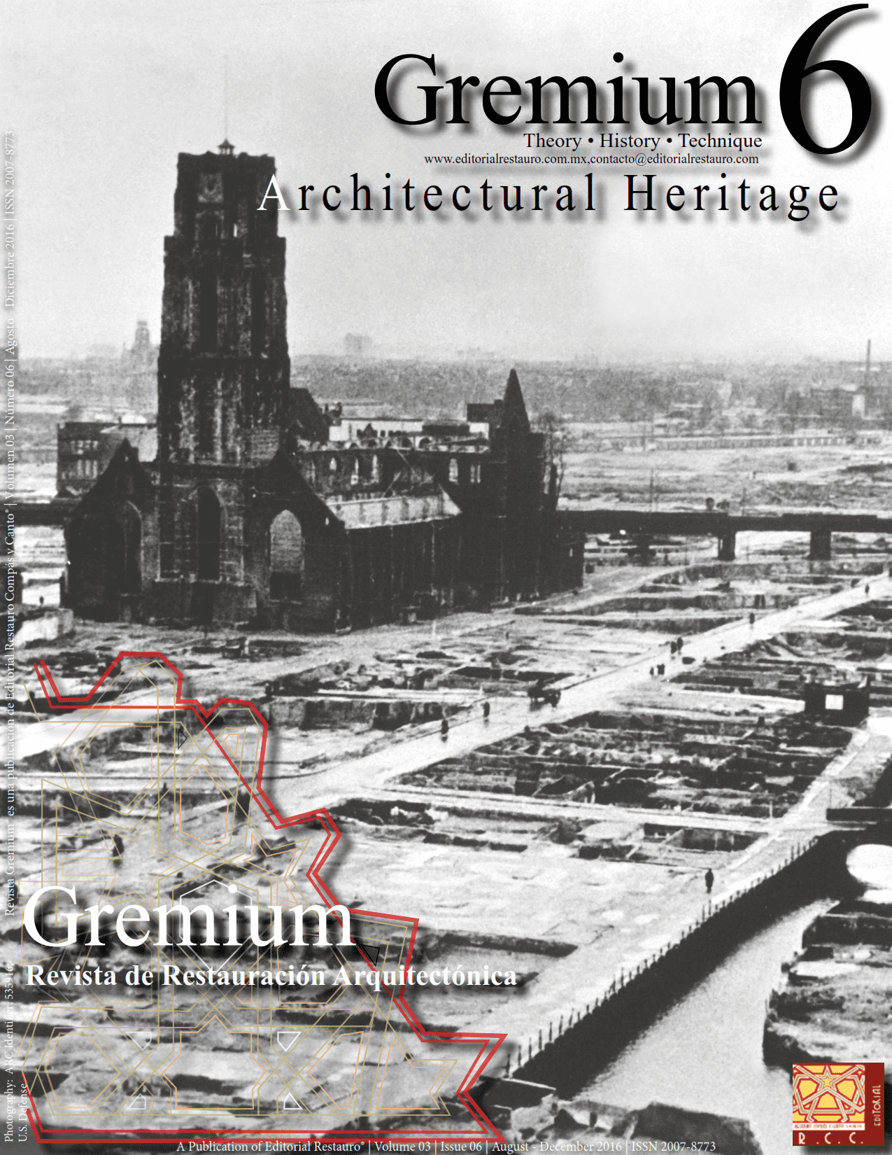 Ver Vol. 3 Núm. 6 (2016): Gremium 6 Architectural Heritage
